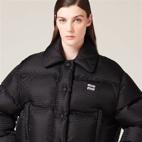 miu miu nylon down jacket|Miu Miu.